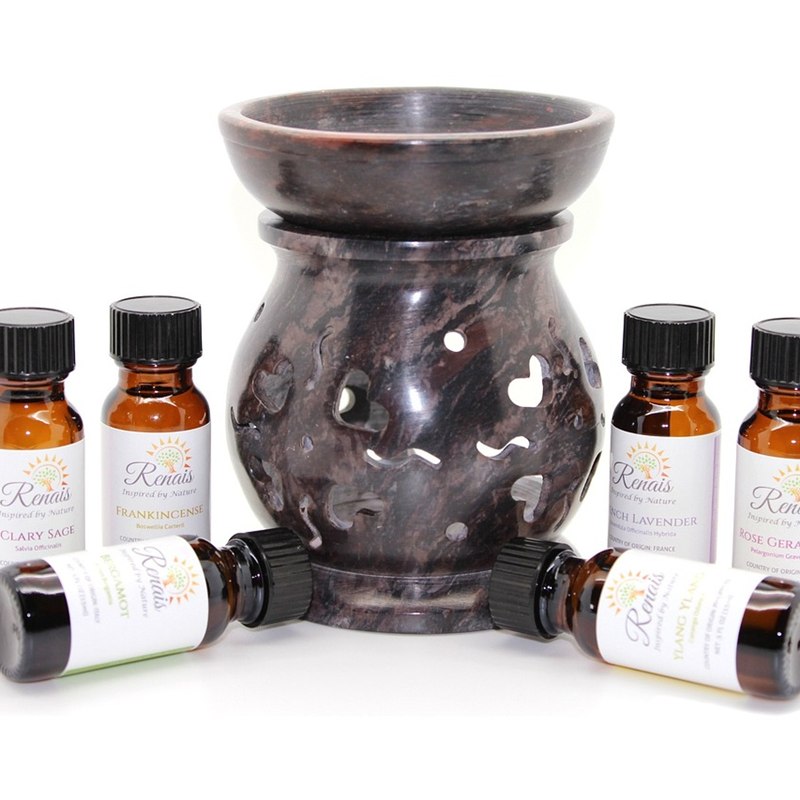 Aroma Oil Burner with Oils