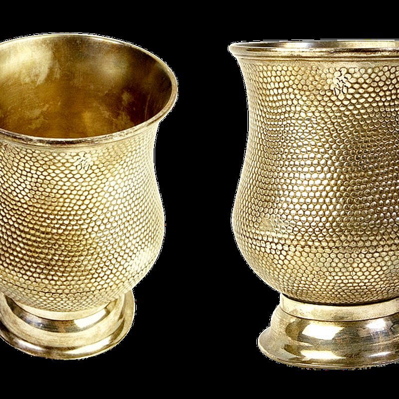 Copper Mug Set of 2 Hammered