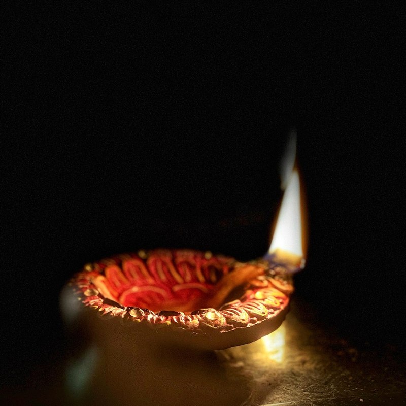 Diwali Dry Fruit Hamper with Diya