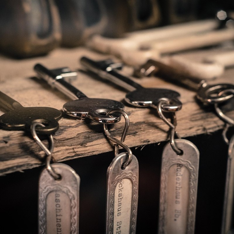 Engraved Metal Keychain Set of 3