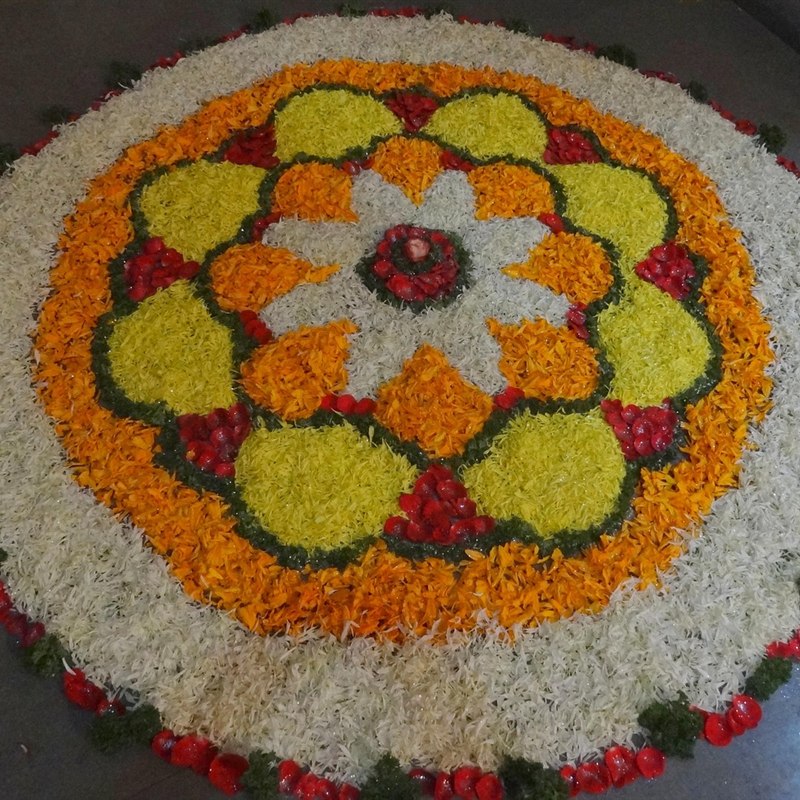 Floating Flower Rangoli Set for Urli