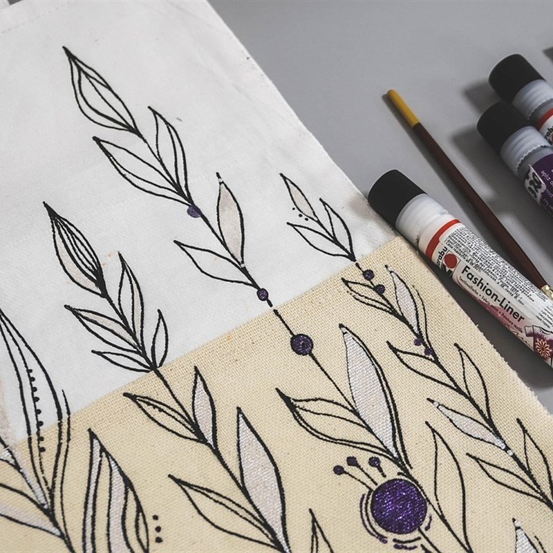 Kalamkari Hand Painted Tote Bag
