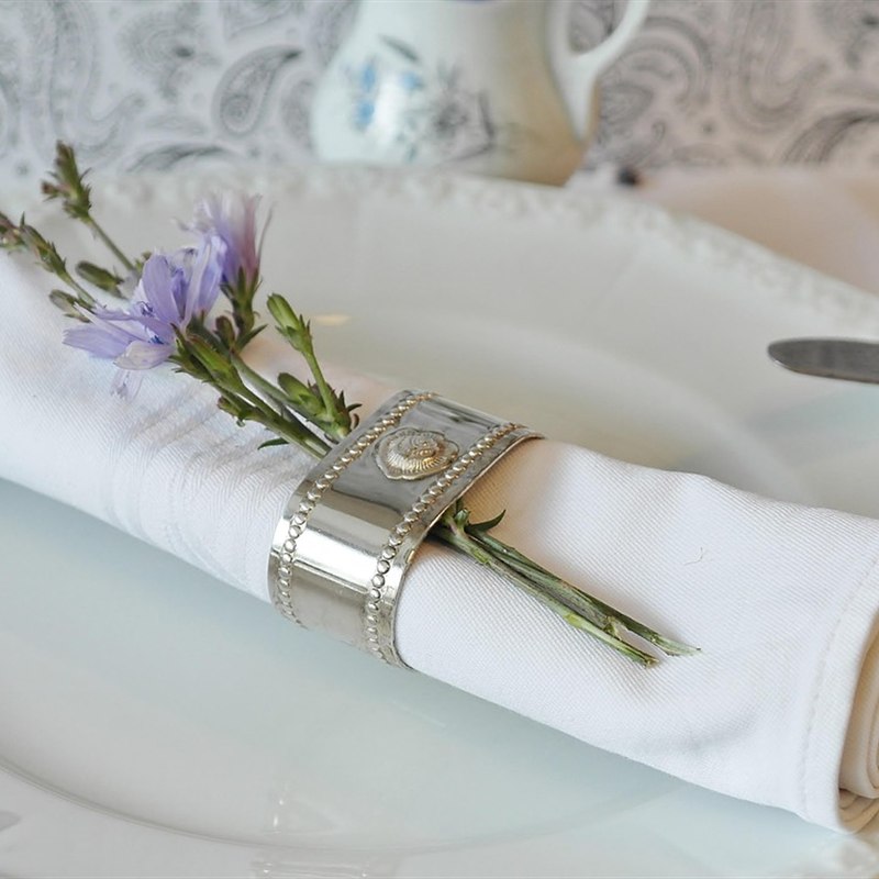 Napkin Holder with Ring Set