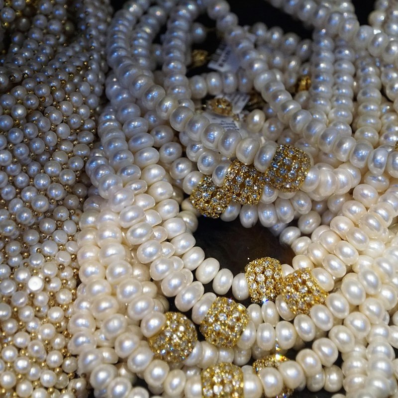 Pearl Long Necklace Set