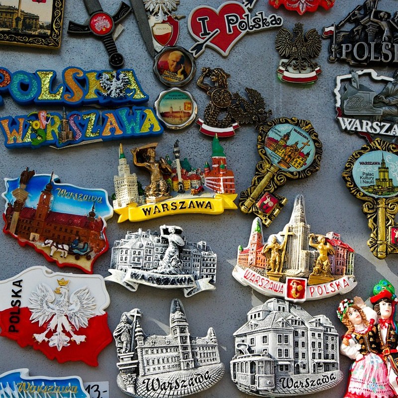 Photo Printed Wooden Magnet Set