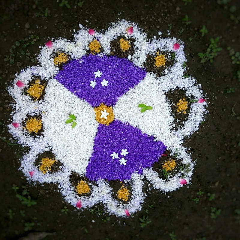 Plastic Rangoli Stencil Set (Set of 12)