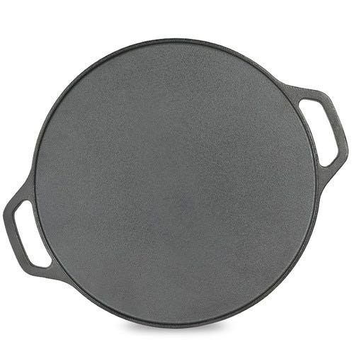 Prestige Cast Iron Scratch Resistant Round Base Dosa Tawa 30 cm, (Black)