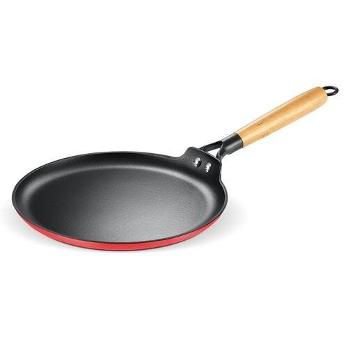 Prestige Castlite Enamel Coated Lightweight Cast Iron Omni Tawa | Gas & Induction Compatible | 15Y Warranty