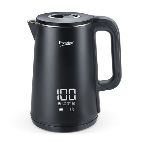 Prestige Digi Kettle 2.0 Litre with 4 Preset Modes | Live Temperature Display | Elegant Cool Touch Design | Auto-Cut Off and Dry Heat Protection | 360 Degree Swivel Base