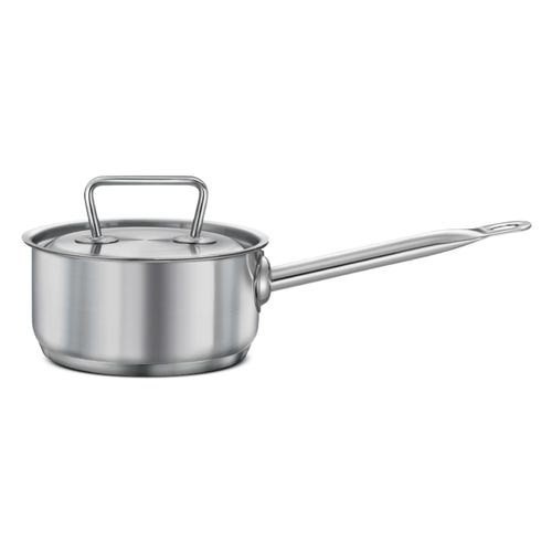 Prestige Magicbase Stainless-Steel Cookware Sauce Pan with SS Lid | Tri-Ply Capsulated Bottom | Induction Compatible | ISI Certified