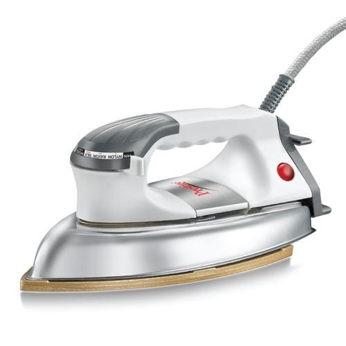 Prestige PDI 06 Dry Iron 1000W with Greblon Coated Sole Plate (Silver)