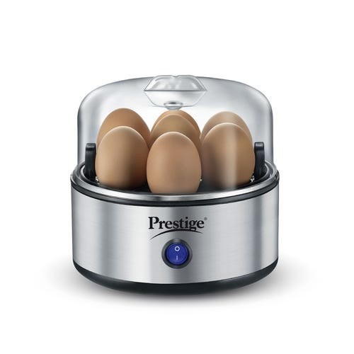Prestige PEB 01 Egg Boiler (7 Egg Capacity) | 3 Boiling Modes | Auto-Switch Off | Stainless Steel Body