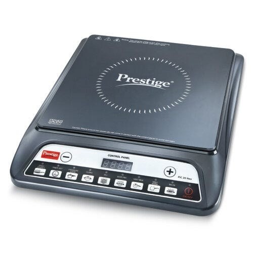 Prestige PIC 20 NEO Induction Cooktop 1600W | Indian Menu Options | Automatic Voltage Regulator | Timer with user pre-set